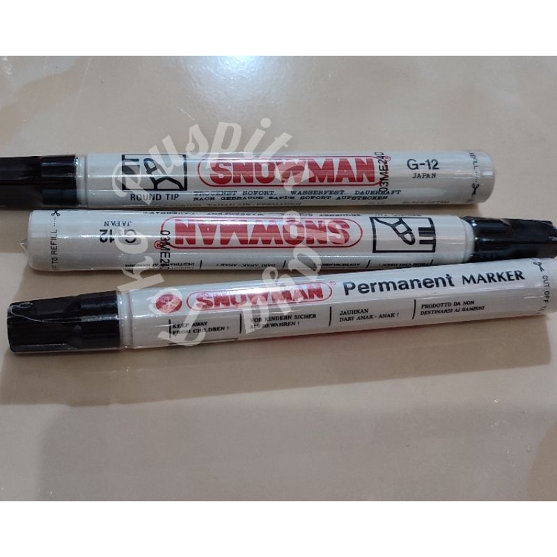 

Spidol Snowman Permanent marker