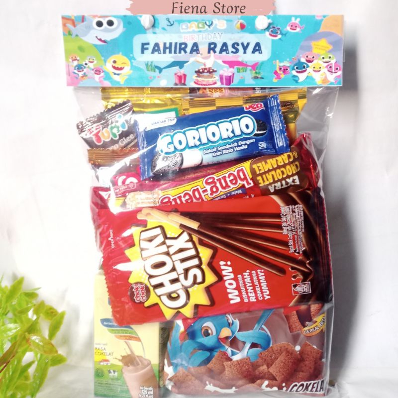 

Bingkisan Snack Ulang tahun anak//paket Ulang tahun anak murah//hampers ultah anak