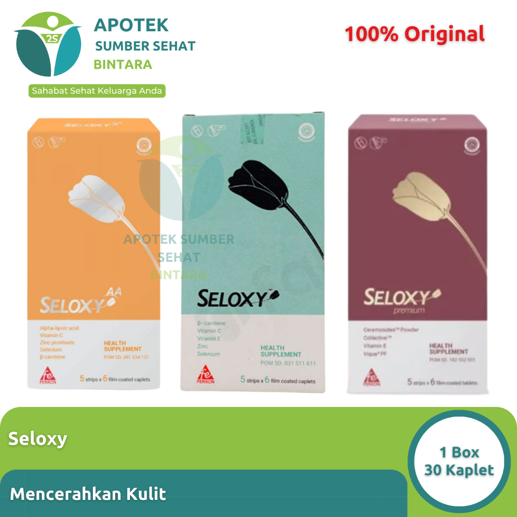 Seloxy/Seloxy AA/Seloxy Permium - Mencerahkan Kulit Kecantikan