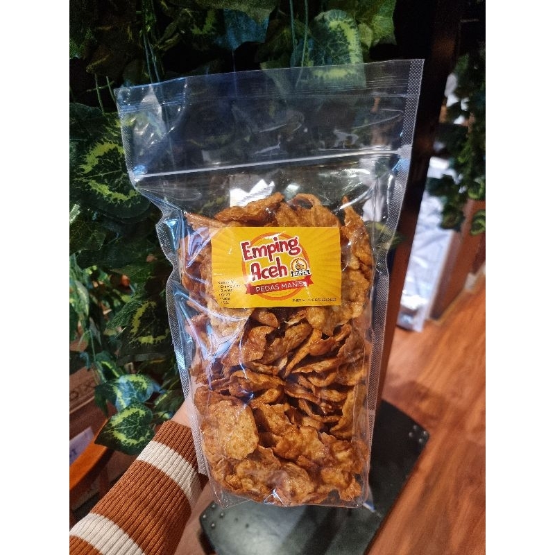 

Emping Aceh Super. Pedas Manis 500gr