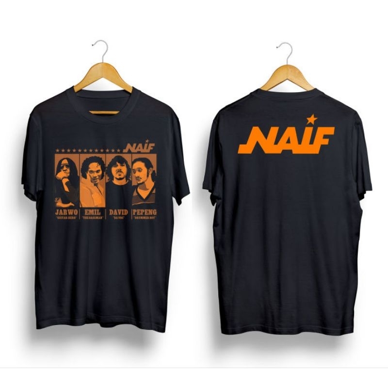 KAOS BAND INDONESIA NAIF DTF OREN