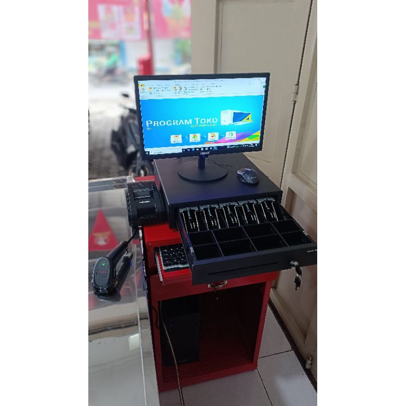 komputer mesin kasir grosir, toko bangunan, warung, retail