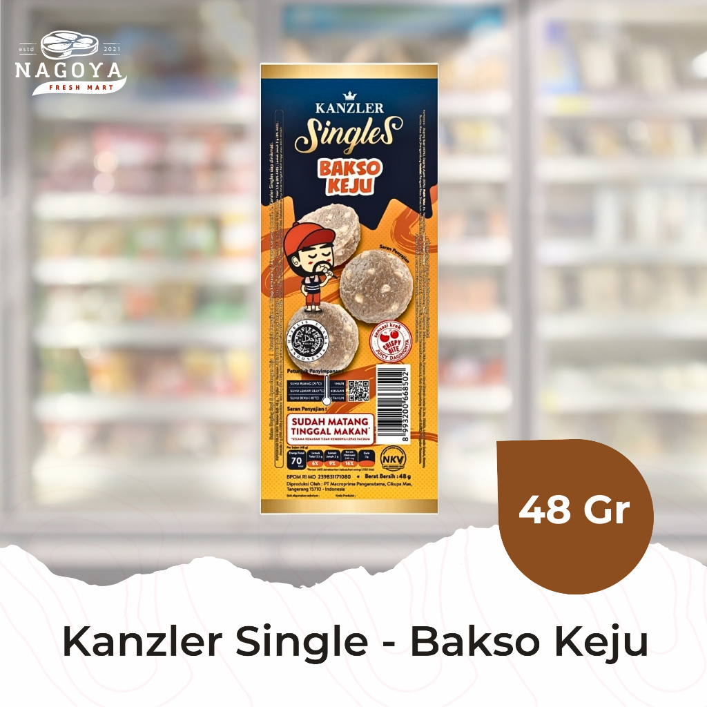 

Kanzler Single - Bakso Keju - 48 Gr