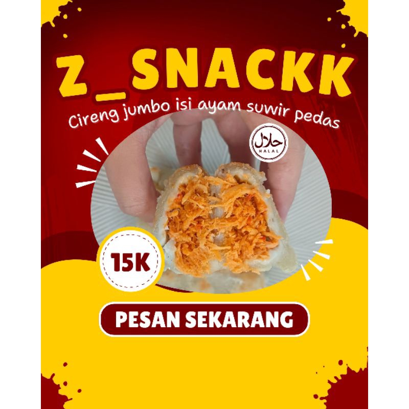 

CIRENG JUMBO ISI AYAM SUWIR PEDAS