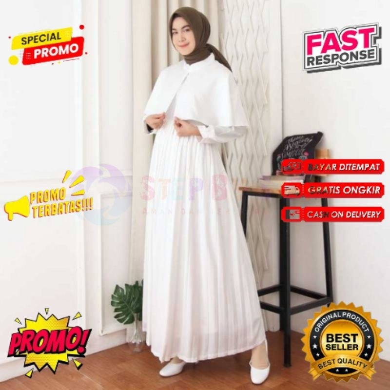 GAMIS PUTIH PREMIUM / BAJU GAMIS WANITA / BAJU GAMIS WANITA PREMIUM / BAJU GAMIS PUTIH / BAJU GAMIS 