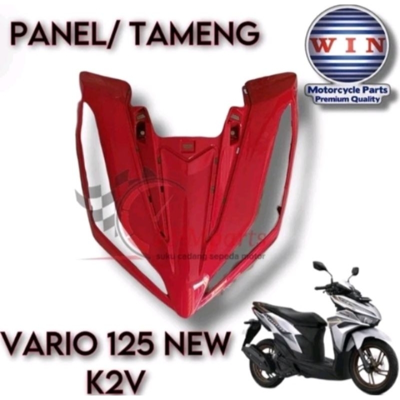 Tameng Panel Dasi Depan Vario 125 New K2V 2023 Merah cabai