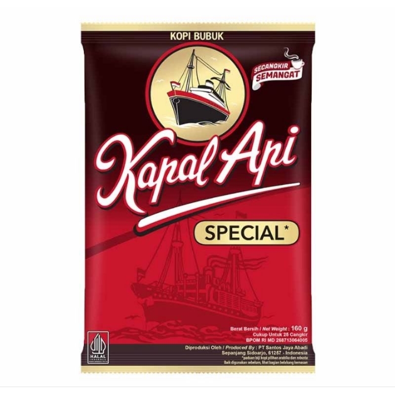 

Kopi Kapal Api Bubuk Spesial 160g