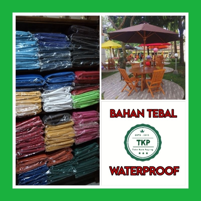 kain pengganti payung taman kain tenda meja payung outdoor kain tenda taman kain tenda payung
