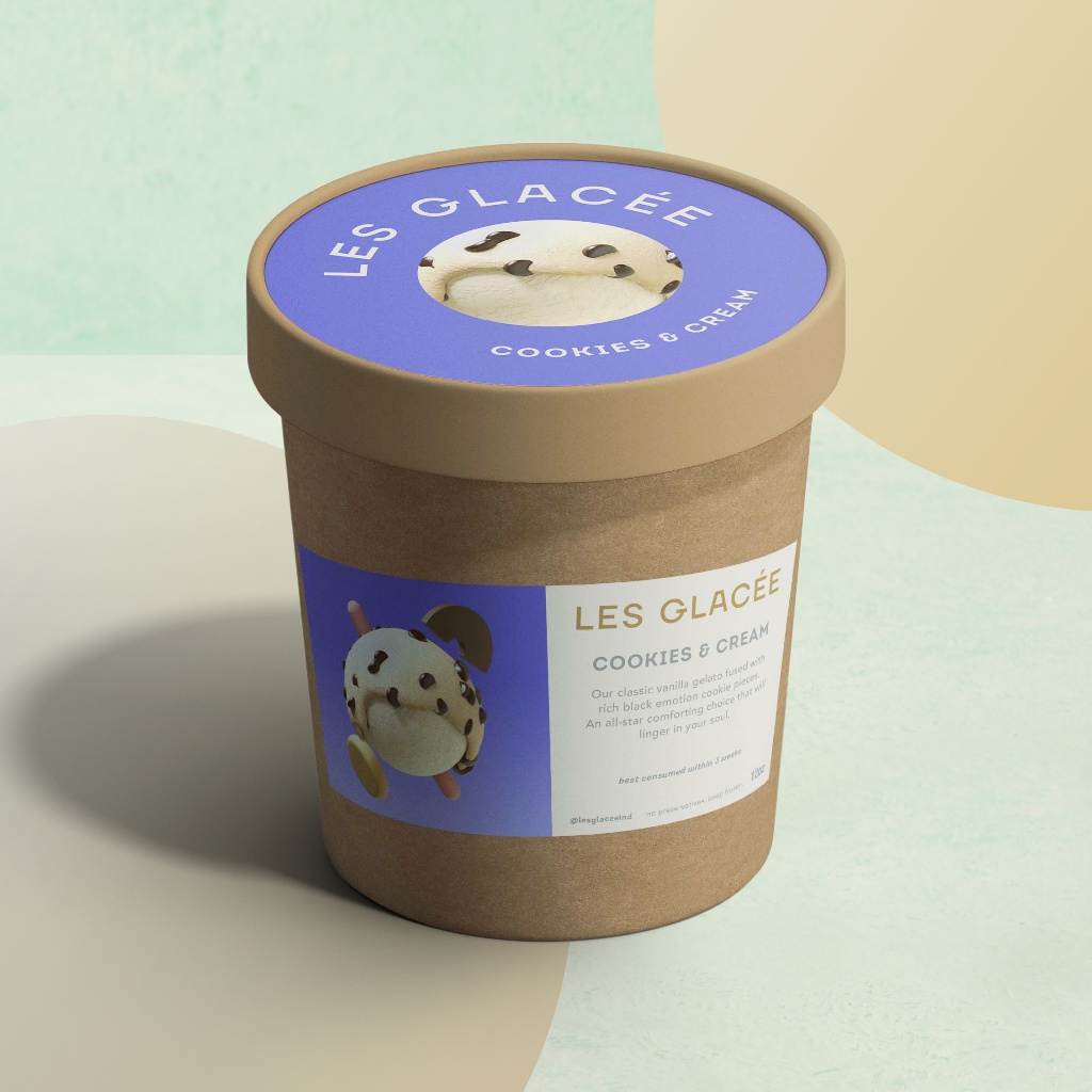 

[CLASSIC] COOKIES & CREAM GELATO | BISKUIT VANILLA KRIM PREMIUM TASTE
