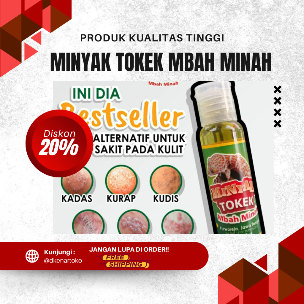 Minyak Tokek Mbah Minah Asli 100% ORI|TOKEK MBAH MINAH