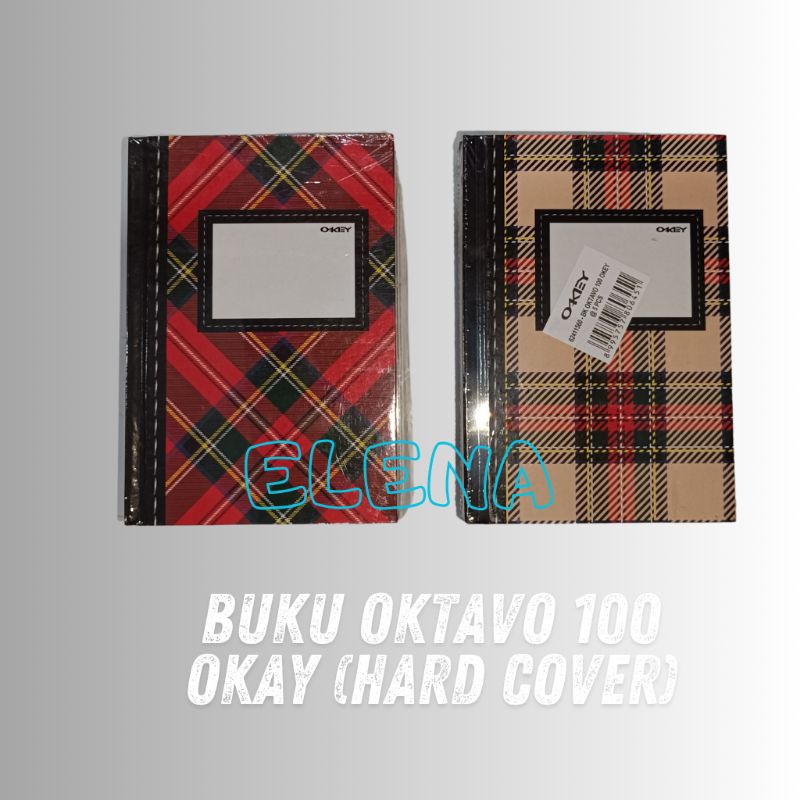 

buku tulis okey hardcover oktavo 100 lembar/buku tulis A6