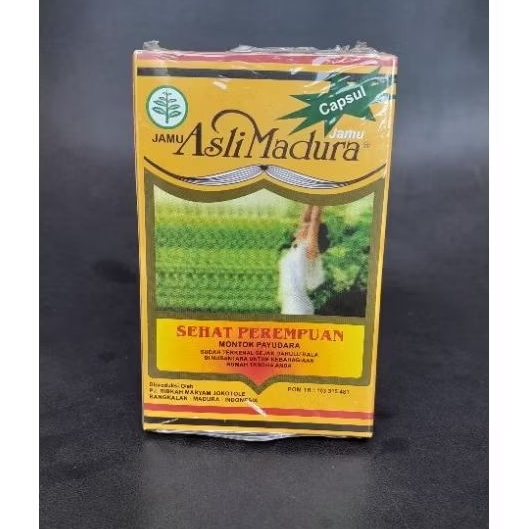JAMU SEHAT PEREMPUAN MONTOK PAYUDARA kapsul