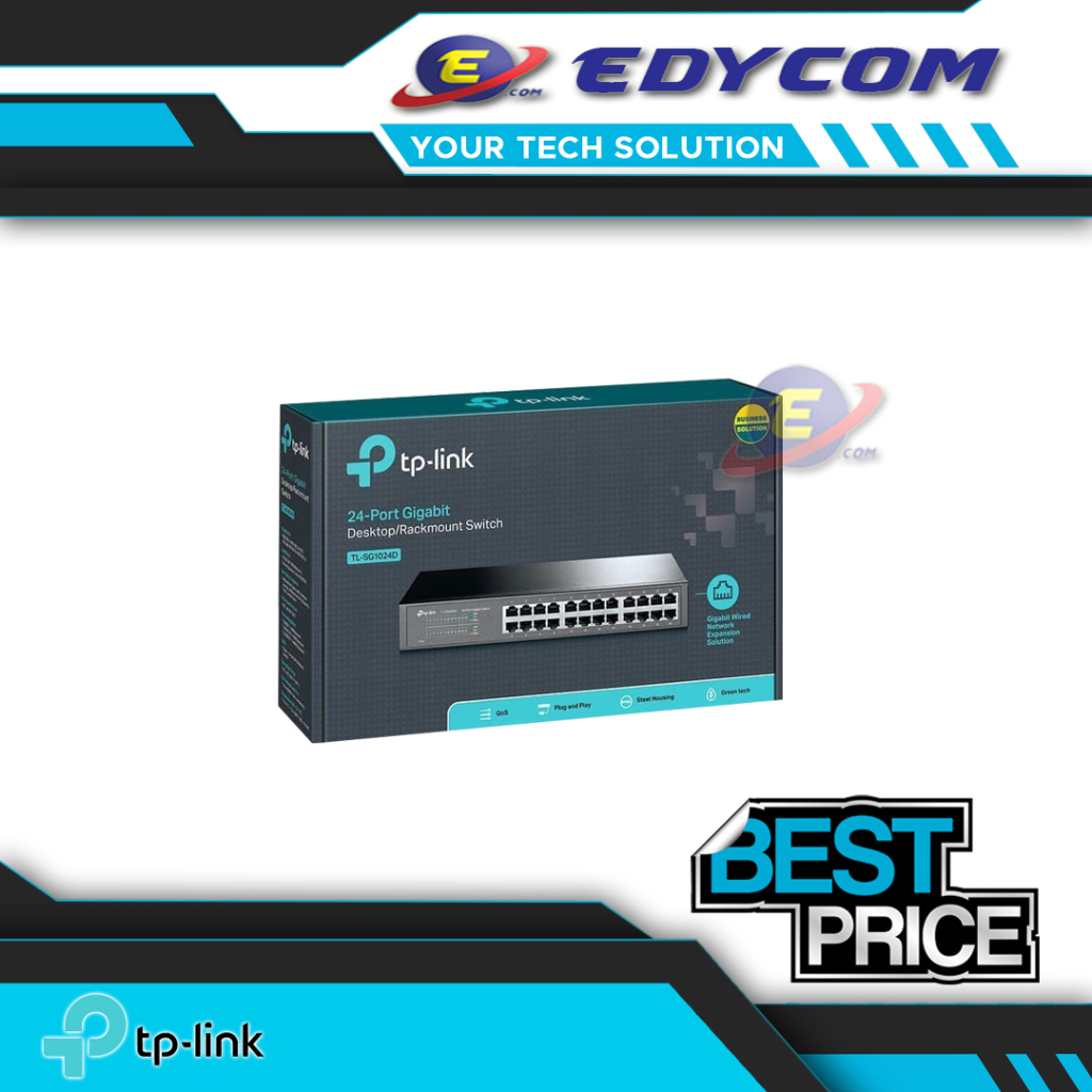 TPLink TL-SG1024D 24 Port Gigabit Desktop Switch