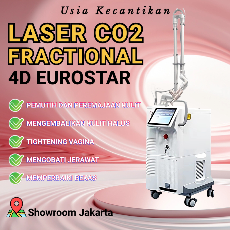 Laser CO2 fractional Alat Penghilang stretch mark laser Bopeng Bekas Jerawat alat laser penghilang b