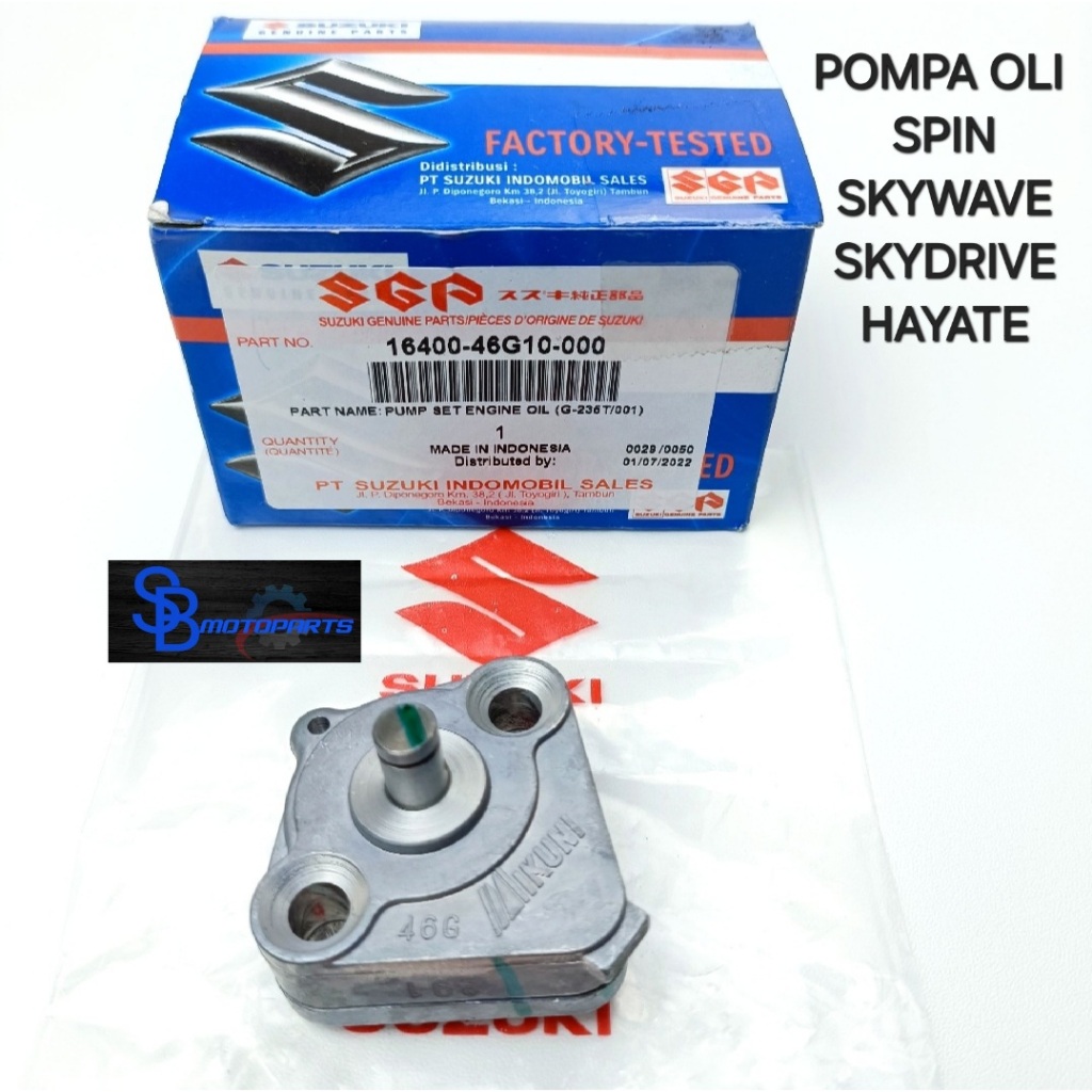 POMPA OLI SUZUKI SPIN SKYWAVE SKYDRIVE HAYATE ORISINIL SGP16400B46G10N000 HIGH QUALITY