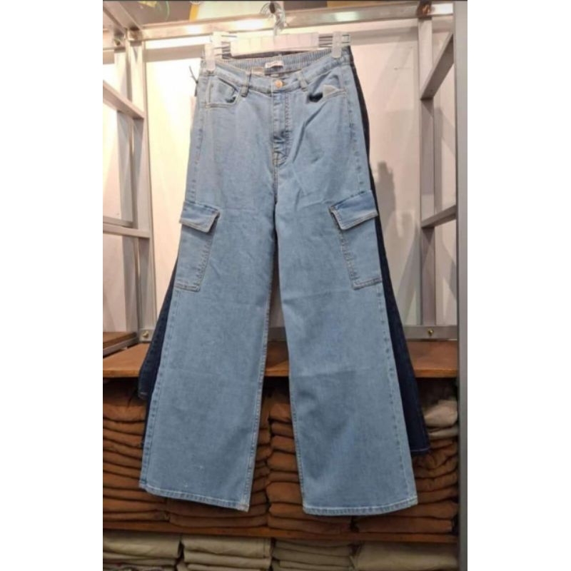 celana jeans cargo wanita cardinal girl