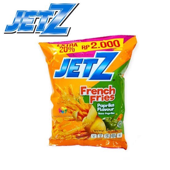 

JetZ Sweet Stick Chocolate / JetZ French Fries Paprika (isi 10 pcs)