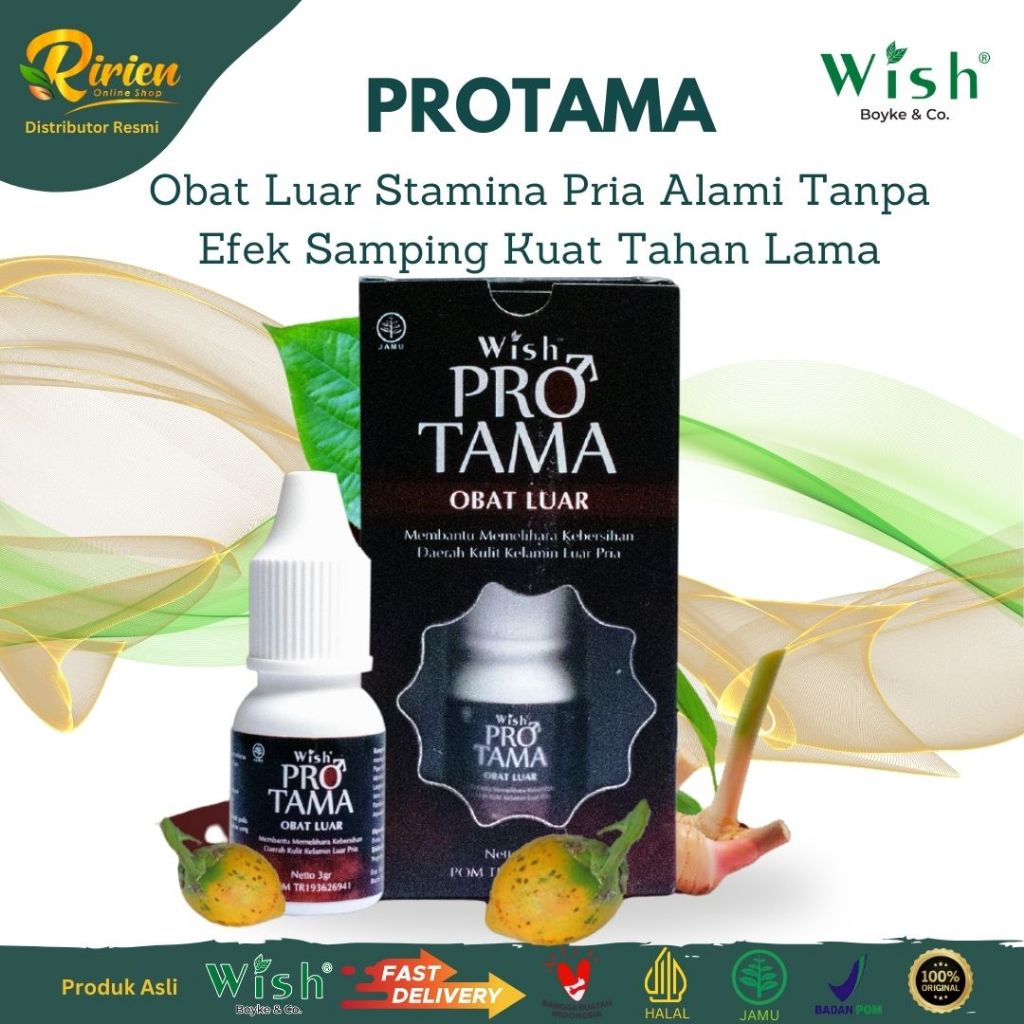 Wish Protama dr Boyke Obat Luar Herbal Stamina Pria Aman
