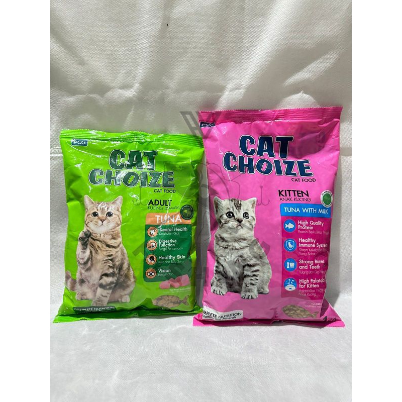 PAKAN KUCING CAT CHOIZE - PAKAN KUCING KITTEN ADULT