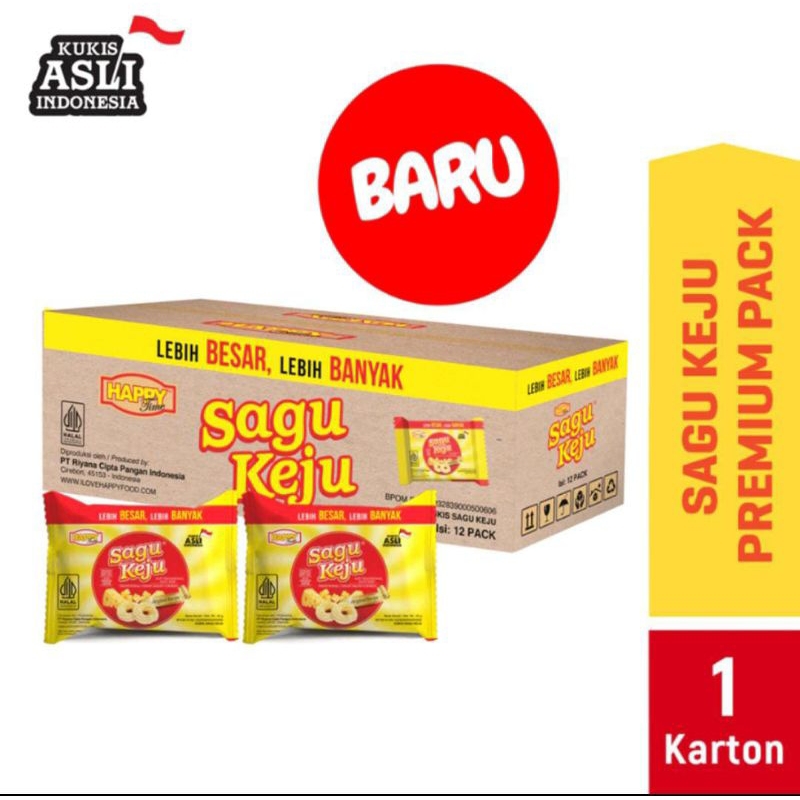 

Happy sagu keju premium Pack