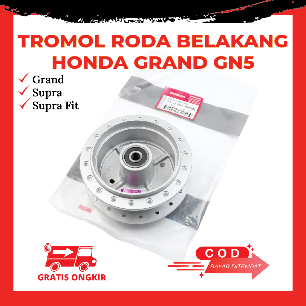 Tromol Belakang Honda Grand Legenda original - tromol Supra lama Supra FIT lama Kode GN5
