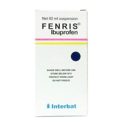 Fenris Ibuprofen Sirup 60 ml -  Obat Demam & Nyeri