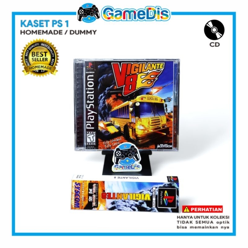 PS1 Kaset VIGILANTE 8 || High Quality