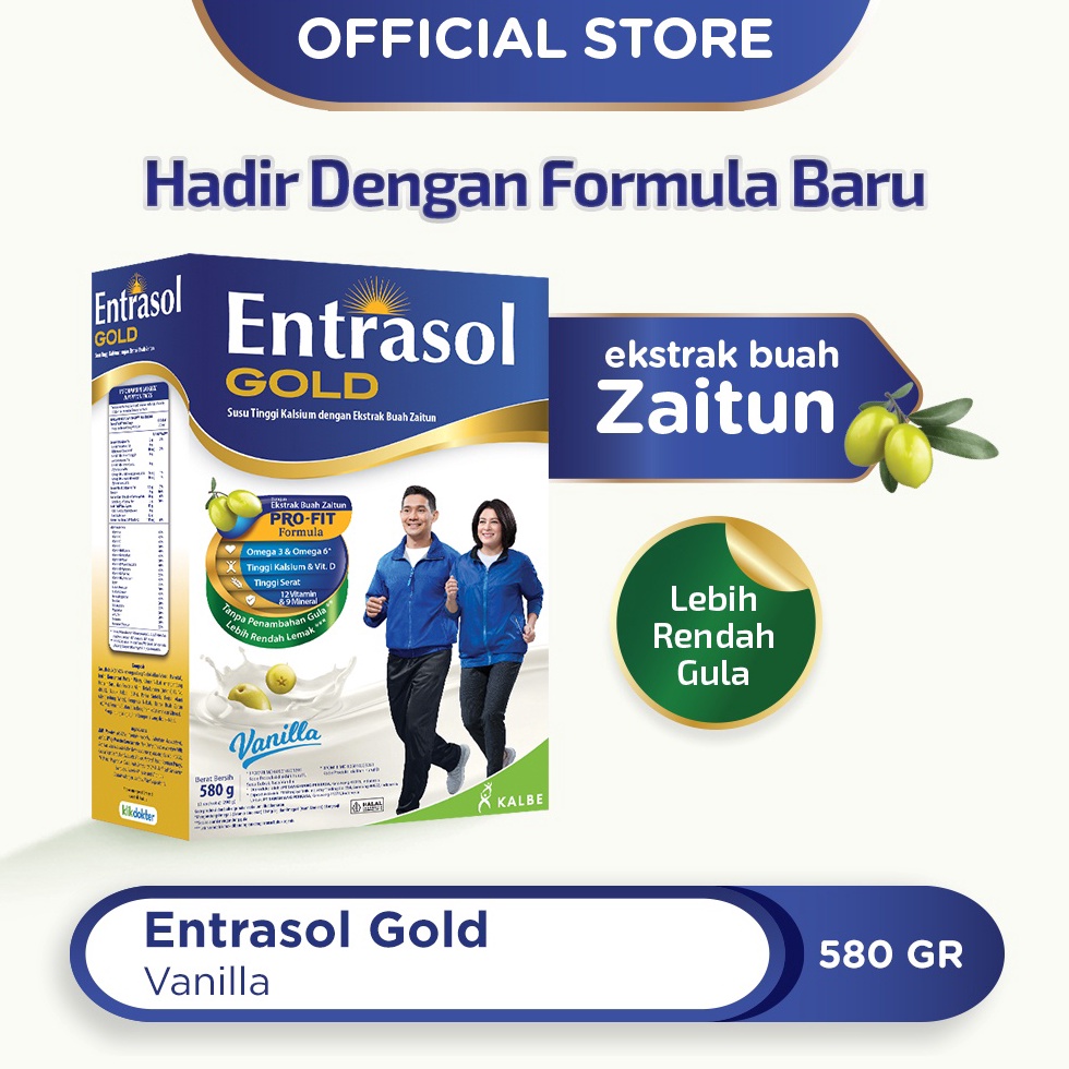 

Termurah ENTRASOL GOLD VANILLA 56 G