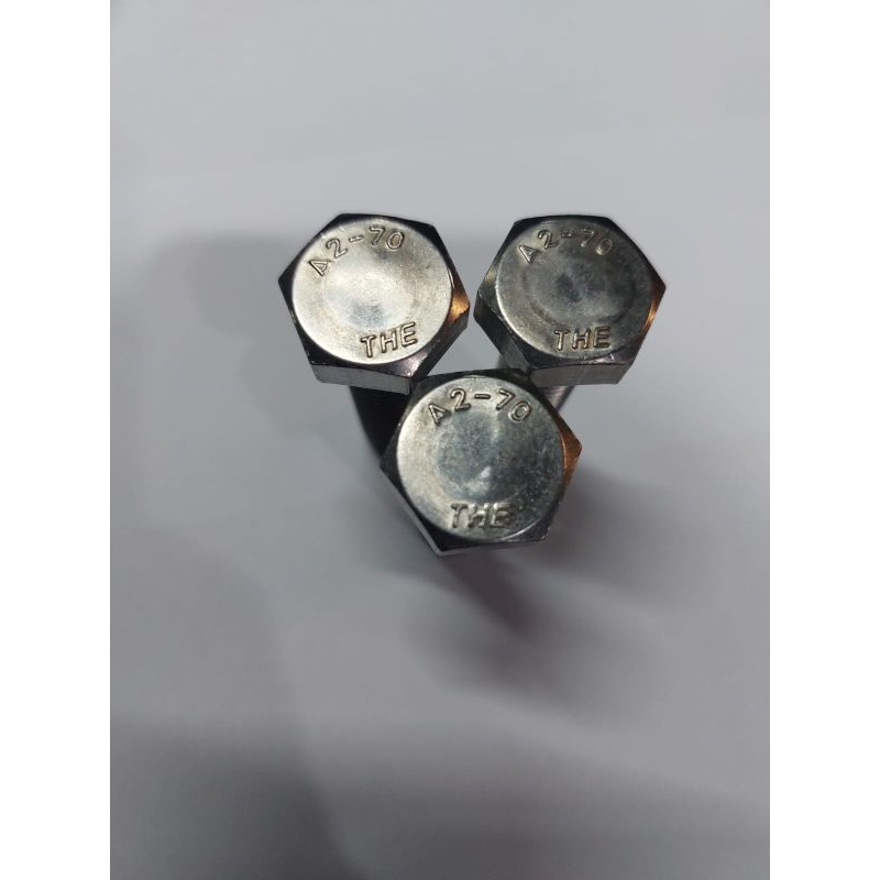 Baut Hex Only M8 x 35 Stainless Steel 304 | BO M8x35 SS304 THE SUS