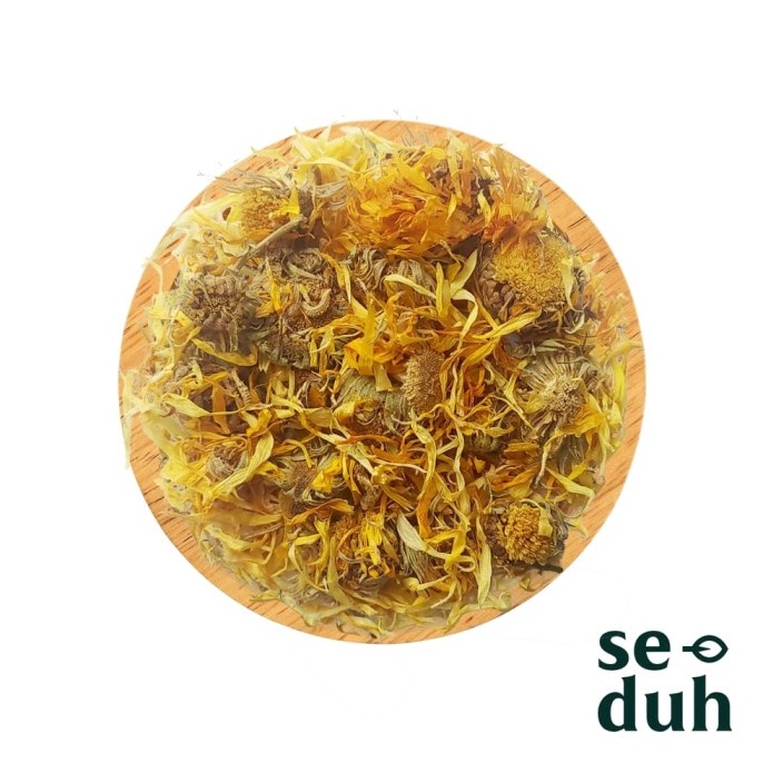 

SPESIAL BULAN INI BUD Dried Whole Calendula Bud Tea Teh Bunga Utuh Calendula 8 gram