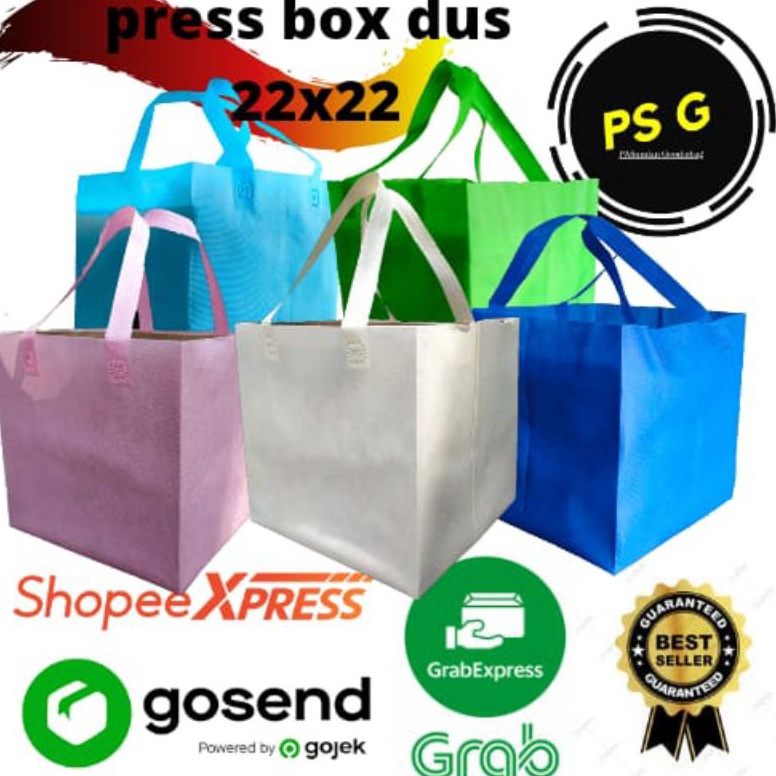 

Termurah Spunbond box gift hajatan 22x22pressDUS KOTAK isi 12pcs