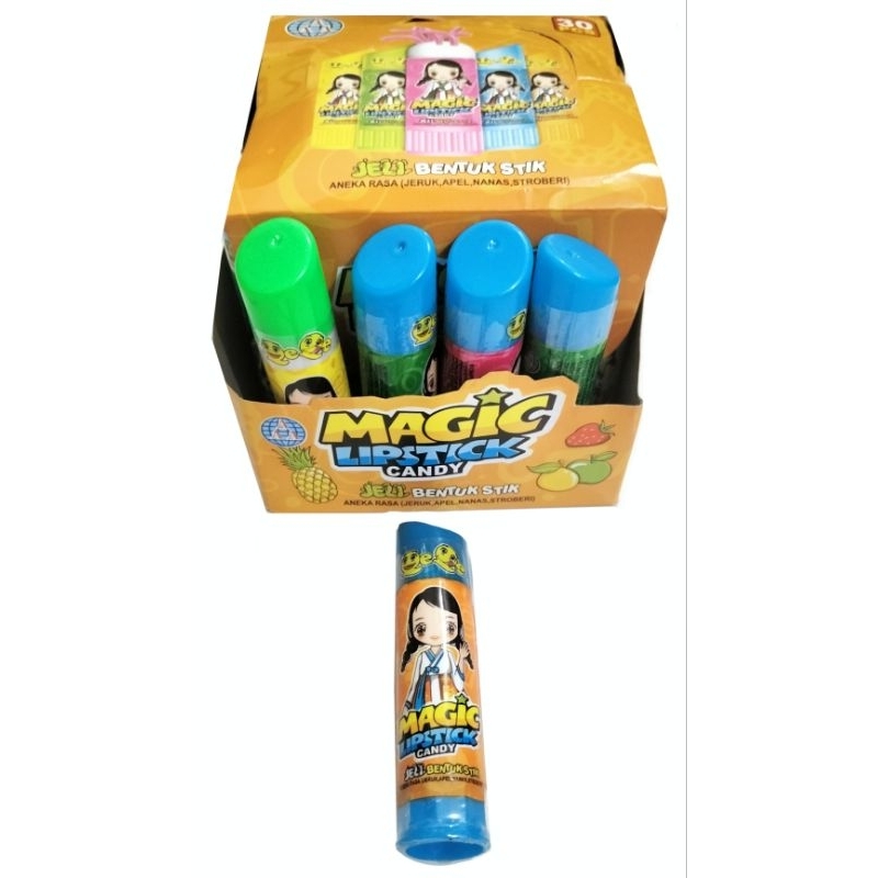 

Permen Jeli Stik Magic Candy Stick Jelly Lipstick Isi 30 Pcs