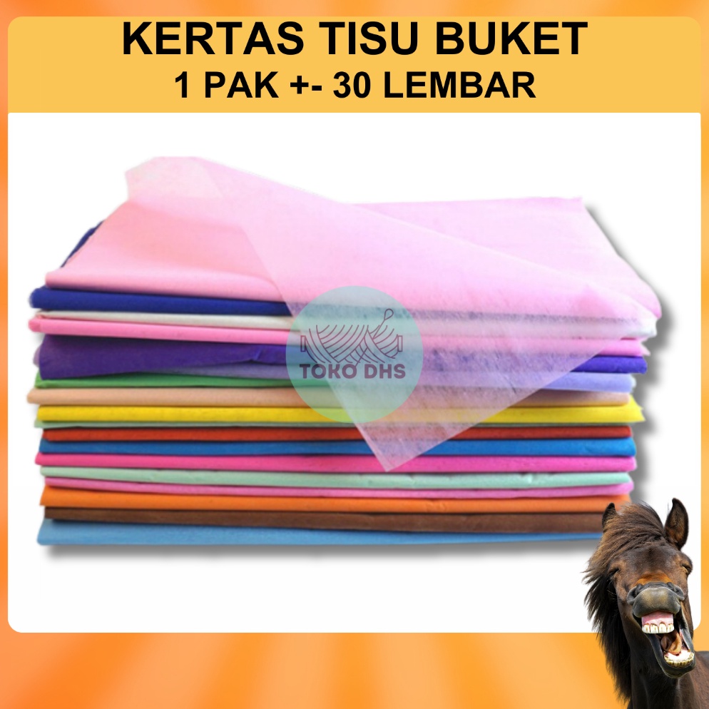 

Terlaris 1 pack Kertas Tisu Buket Bunga Tissue Cotton Paper Flower