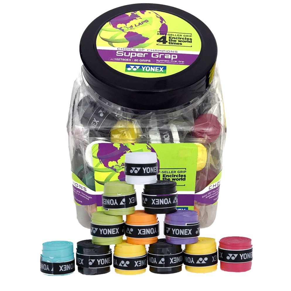 Paling Dicari Grip Raket Badminton Tenis Karet Bulat Yonex AC 12  AC12 EX  AC12EX T6 ORIGINAL