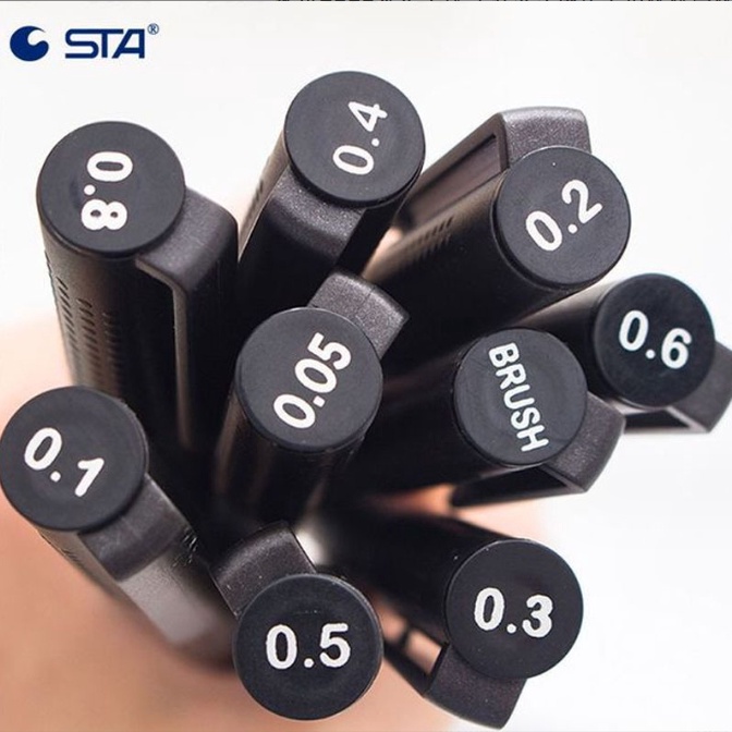 

NEW PRODUCT STA Drawing Pen waterproof cepat kering 5 1 mm