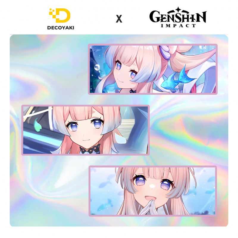 

Sticker Slap Hologram Kokomi Genshin Impact, Stiker Hologram Kokomi Genshin Impact