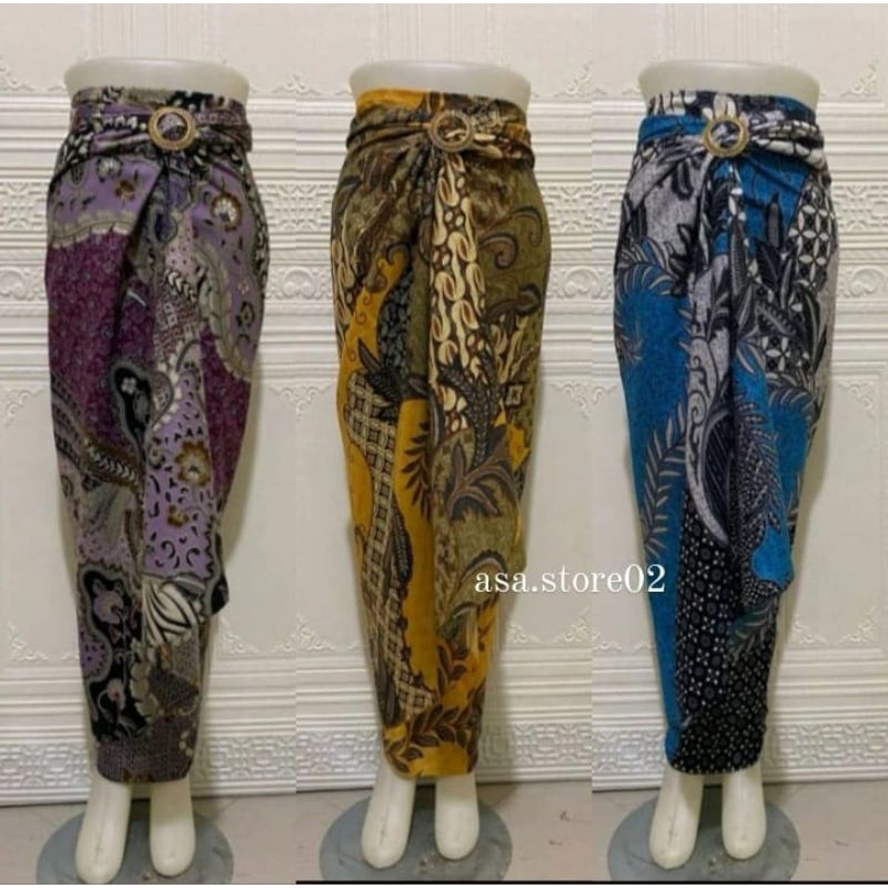 Rok Lilit Batik FREE RING BELT/ROK LILIT Kebaya/Rok Wisuda/Jarik Lilit