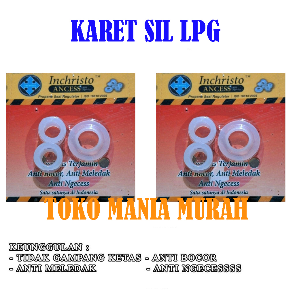 Karet Seal Regulator Gas Inchristo 100 % original anti bocor / Karet Seal Regulator / Karet Regulato