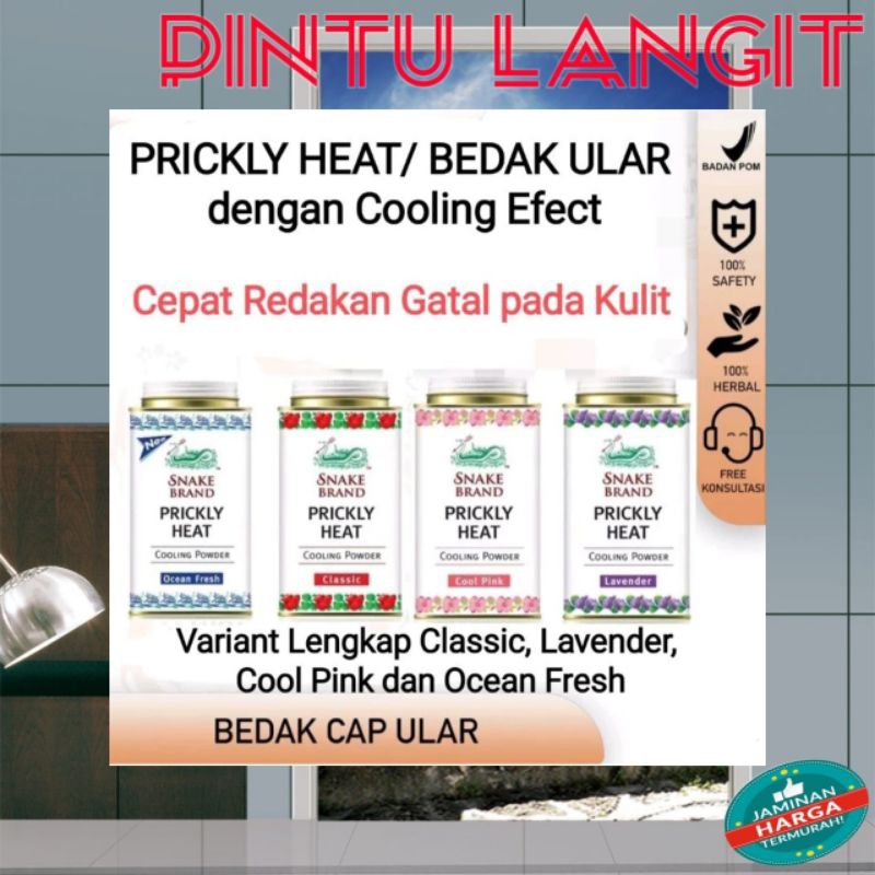 Bedak PRICKLY HEAT All Variant Bedak Gatal Ampuh Asli Original.