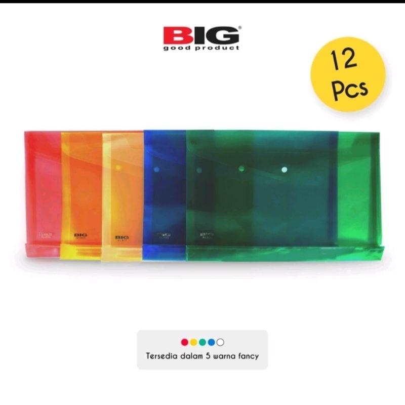 

Paling Laris !!! [ 1 Pack / 12 Pcs ] Map Plastik Kancing 1 BIG Tebal