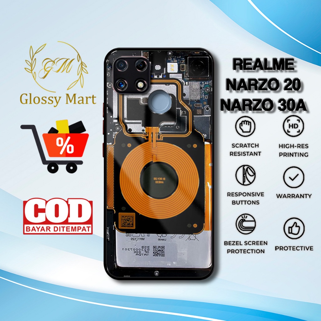 Case Realme Narzo 20 30A Terbaru - Casing Realme Narzo 20 30A  - Motif Mesin - Hardcase Premium Glos