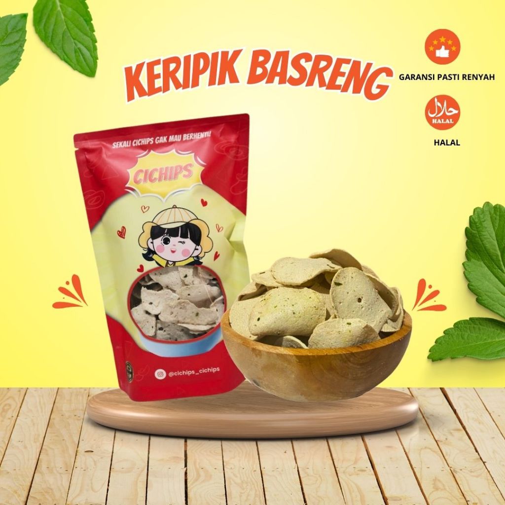 

Keripik Basreng Original Gurih Daun Jeruk 200 gram