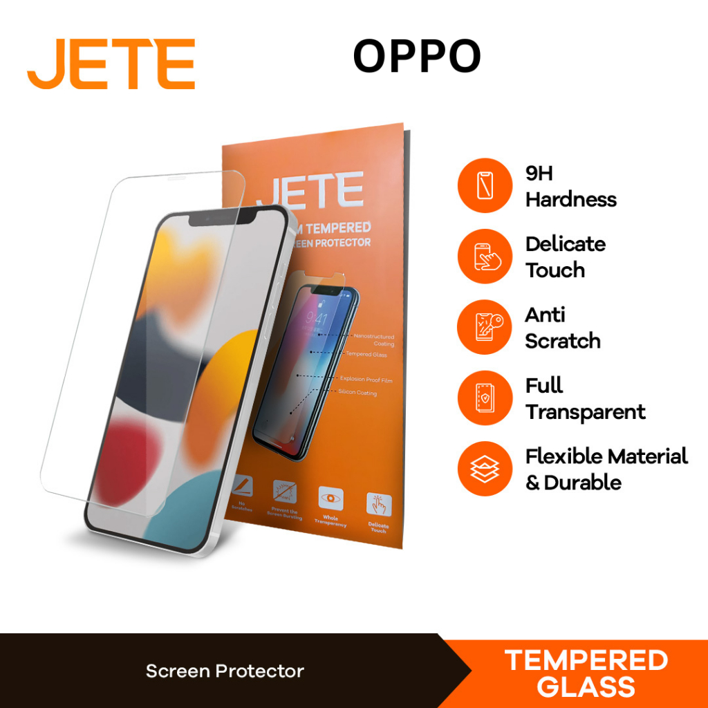 Tempered Glass Oppo Anti Gores Hp Bening