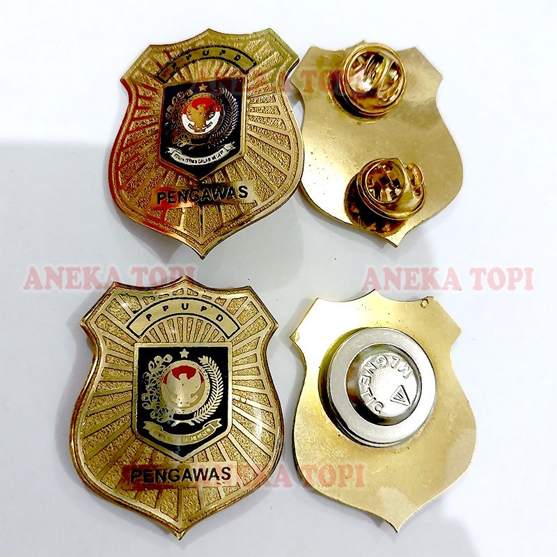 Pin PPUPD Jarum Magnet Lencana Pengawas PPUPD Ukuran Kecil - Aneka Topi