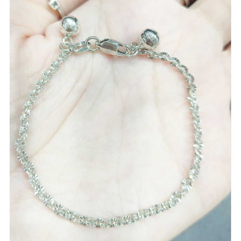 gelang nori perak asli silver 925 gelang nori ukir mainan bel2