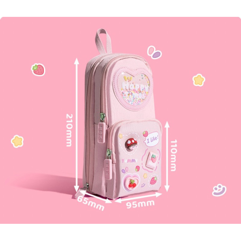 

Jual Produk Tempat pensil ukuran besar 3 susun dengan 6 tempat penyimpanan , kotak pensil lucu