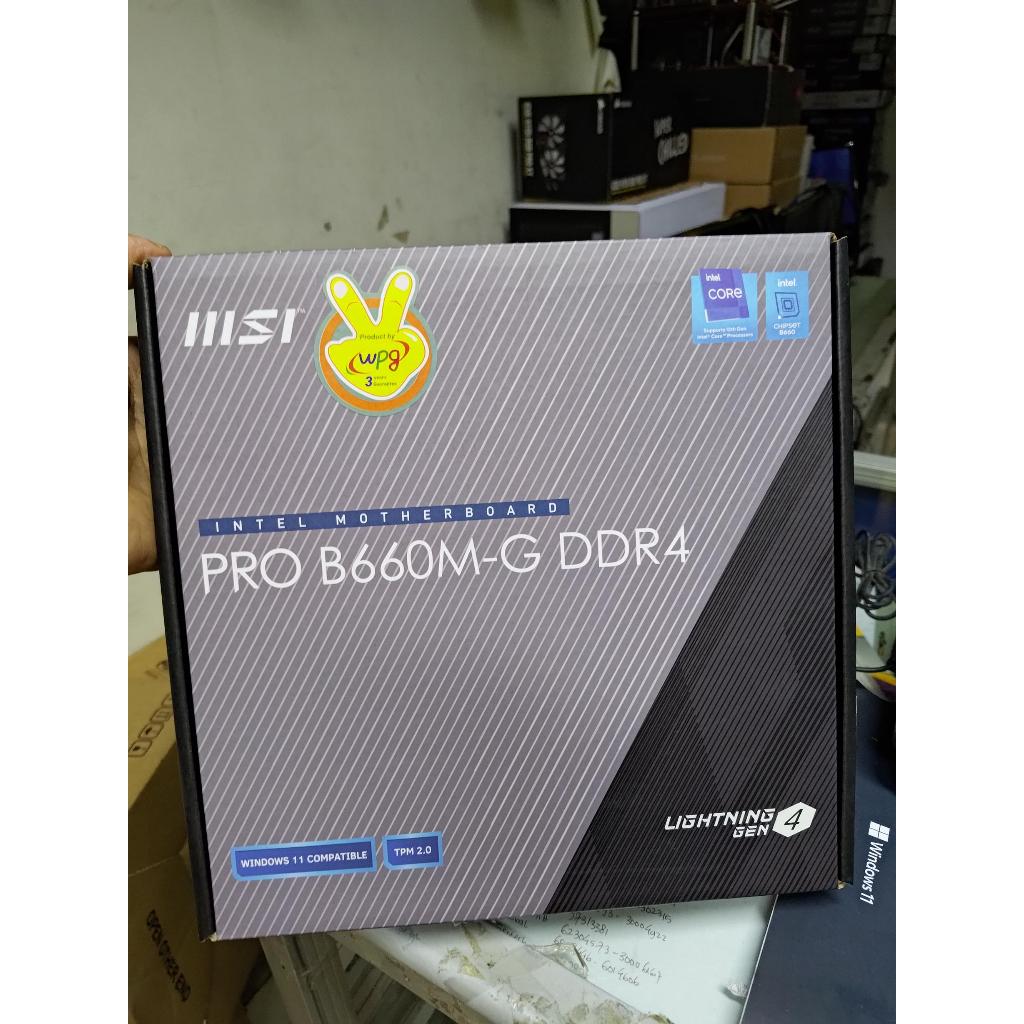 MSI PRO B660M-G DDR4 LGA1700 1700