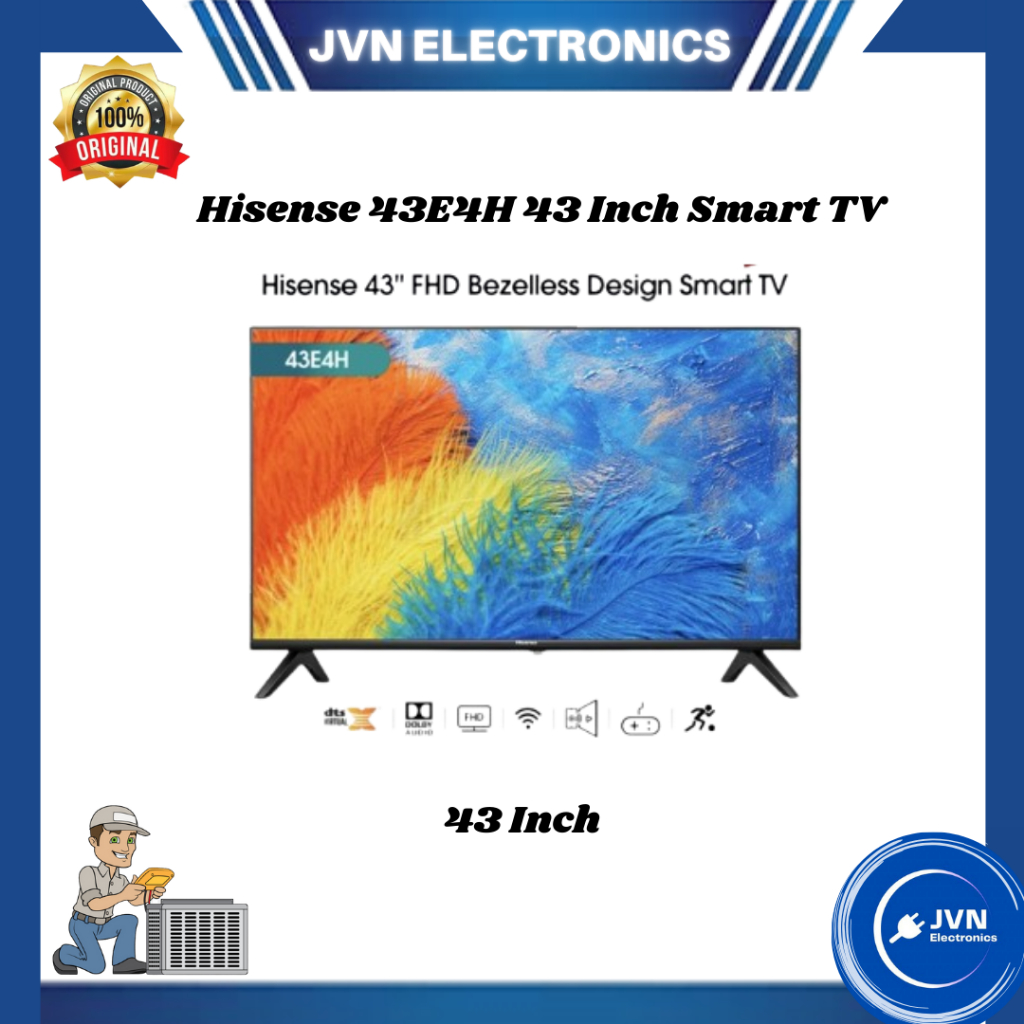 Hisense 43E4H 43 Inch Smart TV
