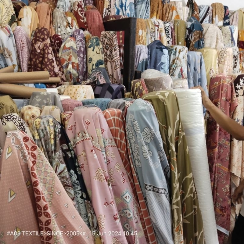 HARGA/0,5 M | BAHAN MAXMARA LUX PREMIUM METERAN MOTIF / KAIN MAXMARA LUXURY PREMIUM MOTIF KAIN ABAYA