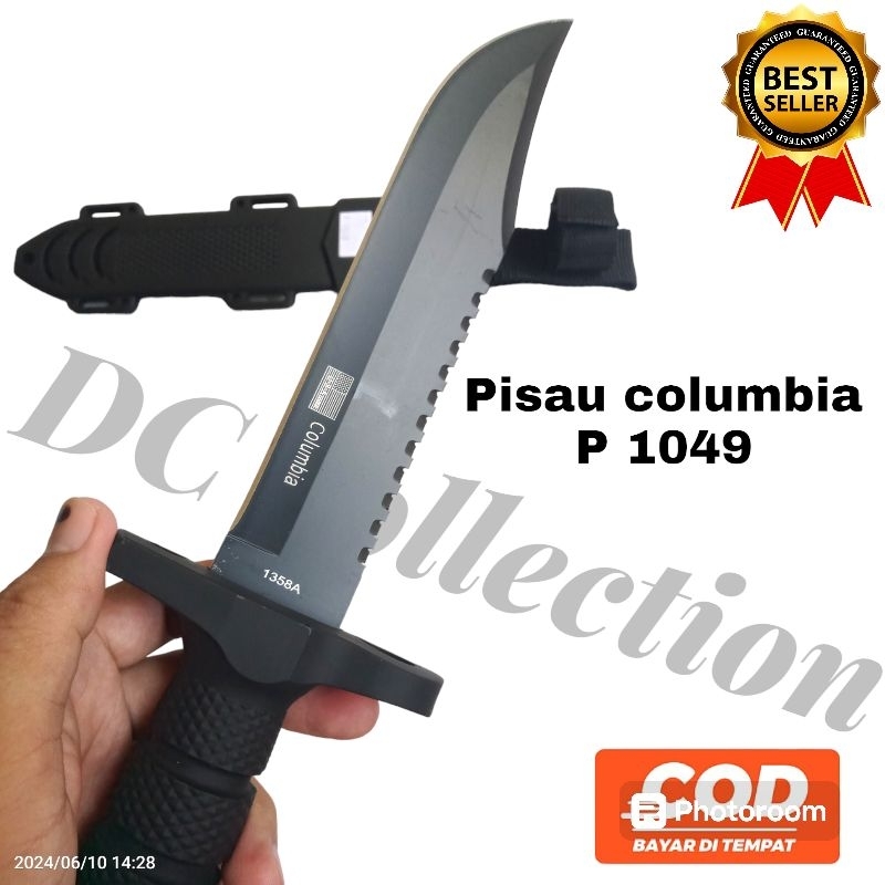 pisau columbia, pisau survival columbia terbaik cod, pisau columbia P 1049